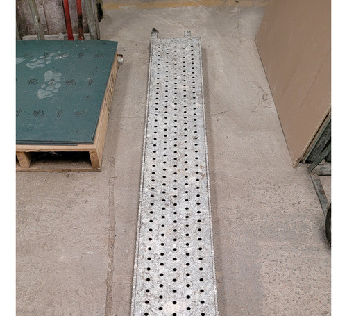 Tablon Para Andamio 2.50 Mts Metalico Antideslizante 0