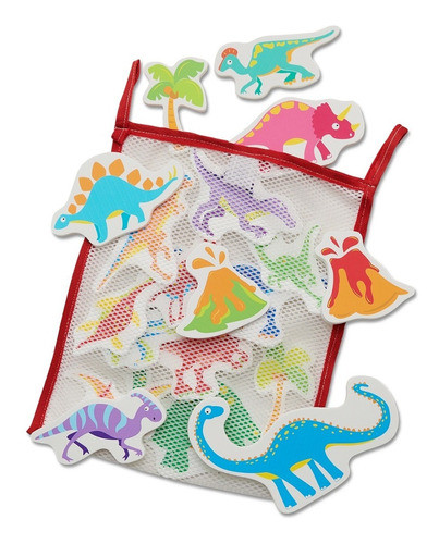 Dinosaurios Al Agua - Juego Didáctico Agua Baño Infantil 0