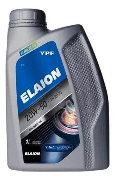 Aceite Ypf Elaion Ml 20w50 Mineral 1 Litro 0