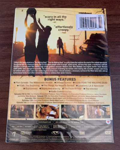 Fear The Walking Dead Temporada 1 Ed Especial Dvd En Stock 1