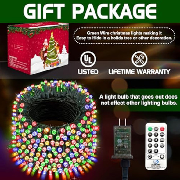 Guirnalda De Luces De Navidad De 403 Ft Para 1