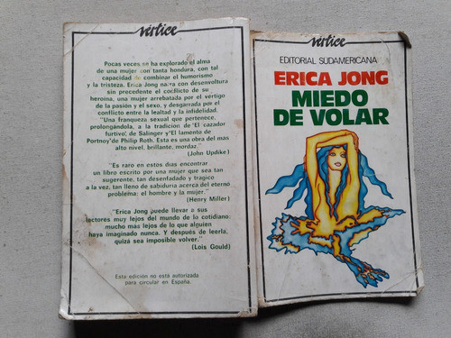 Miedo De Volar - Erica Jong - Sudamericana Argentina 1975 0