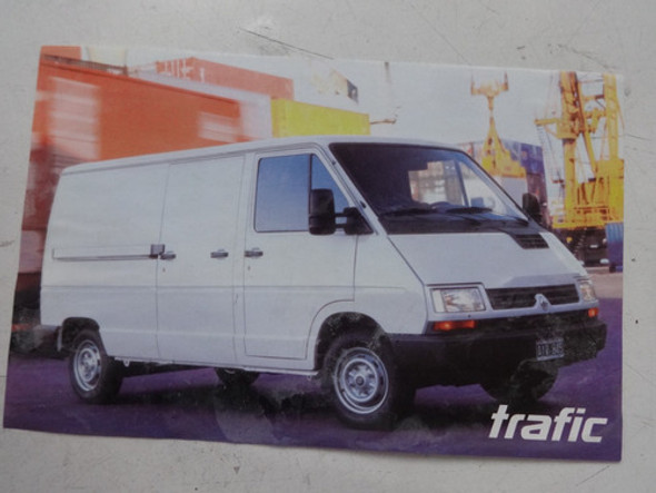 Folleto Antiguo Renault Trafic Antiguo No Catalogo No Manual 0