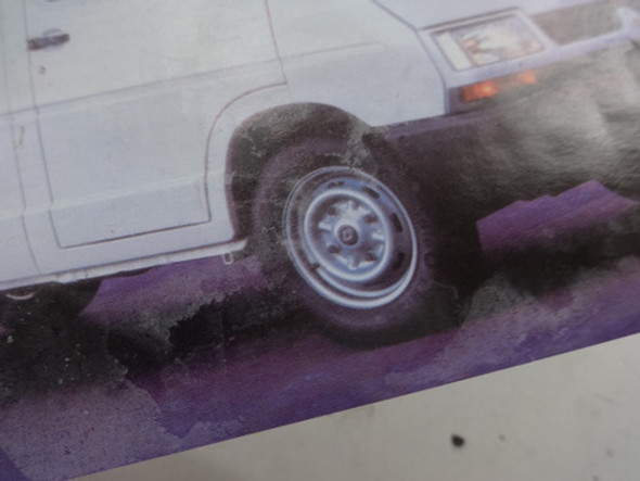 Folleto Antiguo Renault Trafic Antiguo No Catalogo No Manual 1