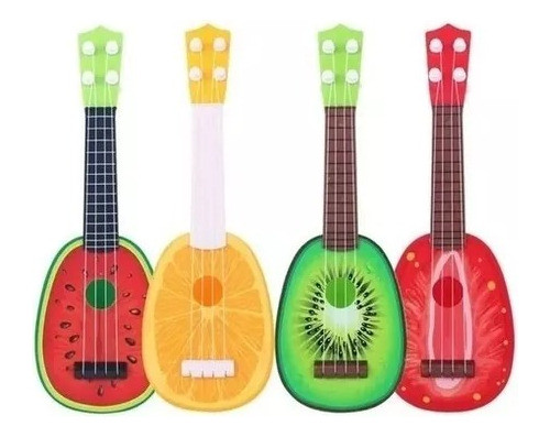 Guitarra Para Niños Ukelele Juguete Diseños Frutas Musica 0