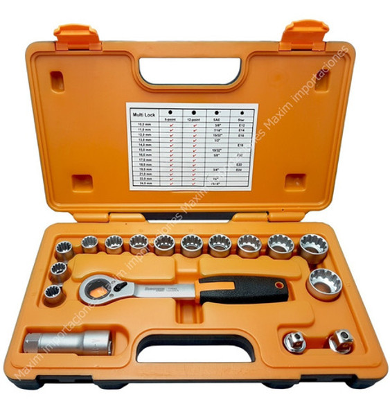 Tubos Multilock Amortiguador Pasantes - 17 Pzs. - Eurotech 0