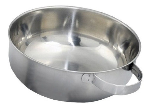 Bowl Para Batir 24cm Con Asa Uso Gastronómico Acero Inox 0