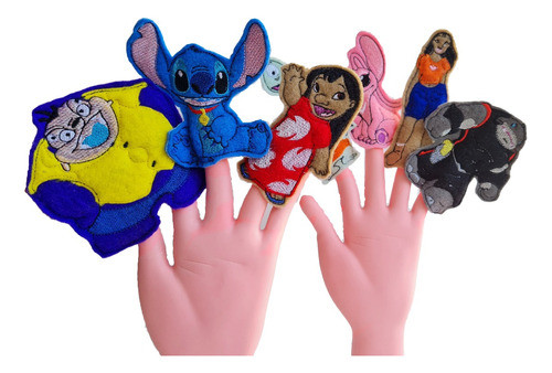 Títeres De Dedo - Lilo  Y Stitch X 9 0