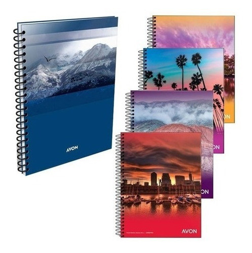 Cuaderno A4 Universitario Avon Cuadriculado 84 Hojas Espiral 0