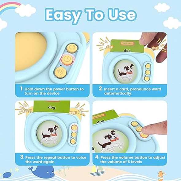 Tarjetas Didácticas Parlantes Para Niños De 2, 3, 1