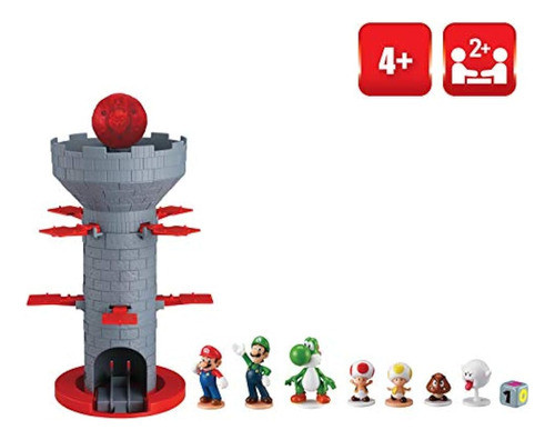 Epoch Games Super Mario Blow Up! Shaky Tower Balancing Game, 1