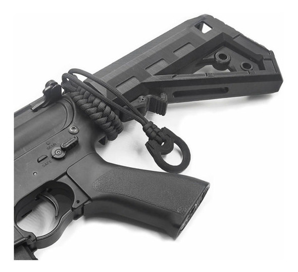 Zarelho Universal Espingarda Coronha Rifle - Preto 1