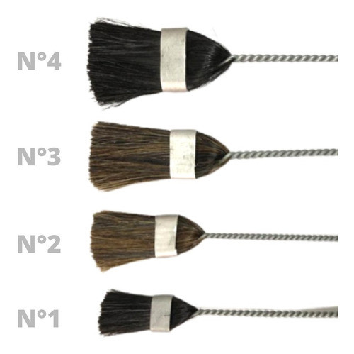 Pincel Cepillo Para Mecanico N°3 Limpieza Motor 6 Uni Matezz 1