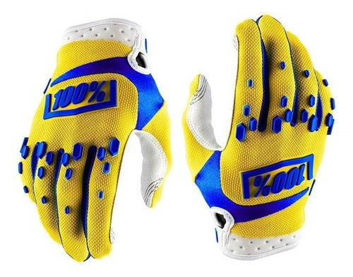 Guantes 100% Mtb Airmatic Amarillo Motocross Enduro Racing 1