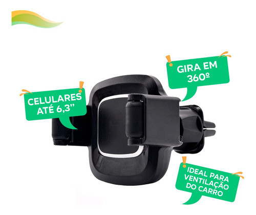 Porta Celular Veicular Suporte De Imã Magnético Para Carro 1