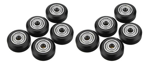 3 0pcs Pom Material Roda De Polia Grande Com Rolamentos Para 1