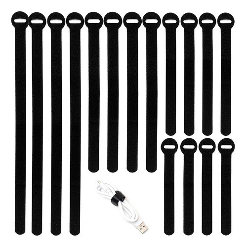 Bridas Reutilizables 4 6 8 10 Pulgadas Iman Y Enganche X150 0