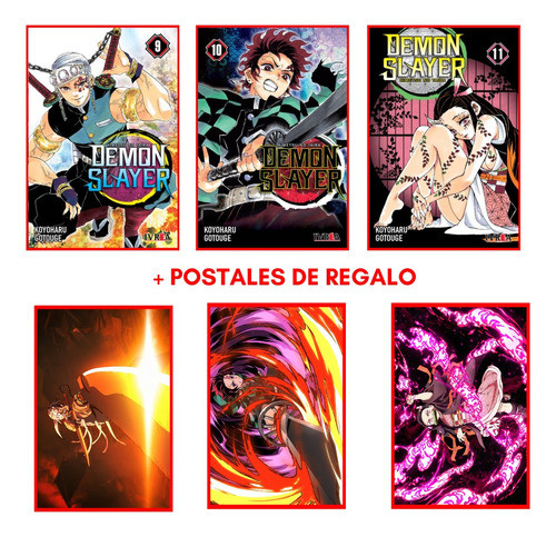 Combo Demon Slayer 09, 10 Y 11 - Ivrea - Manga 0