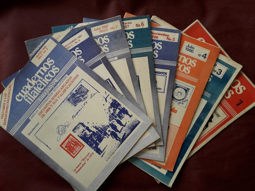 Cuadernos Filatelicos Uruguayos 1 3 4 5 6 7 8 9 13 1985 4x 0
