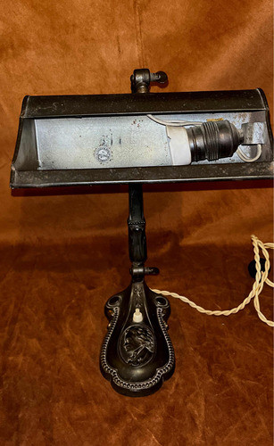 Beethoven Lampara Escritorio Antigua Articulada, Única, Mire 1