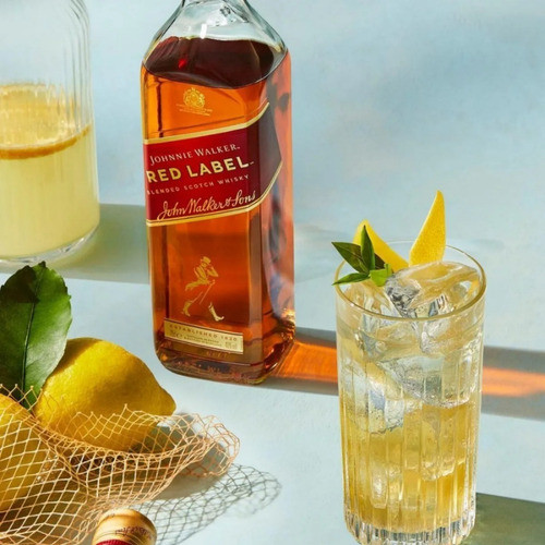 Whisky Johnnie Walker Red Label + Blockazo 1kg. - Combo 1