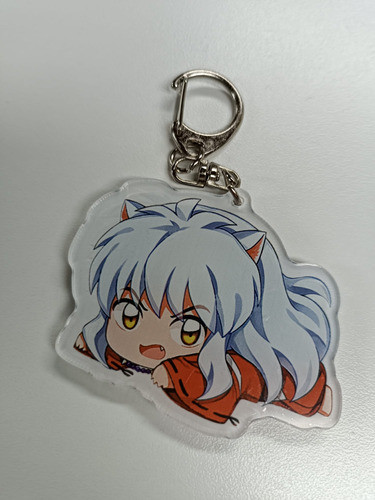 Llavero Acrilico Inu Yasha Reversible Humano/perro 0
