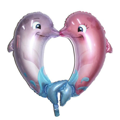 Beso De Delfín Globos Niños Juguetes Clásicos Helio Globo Fi 0