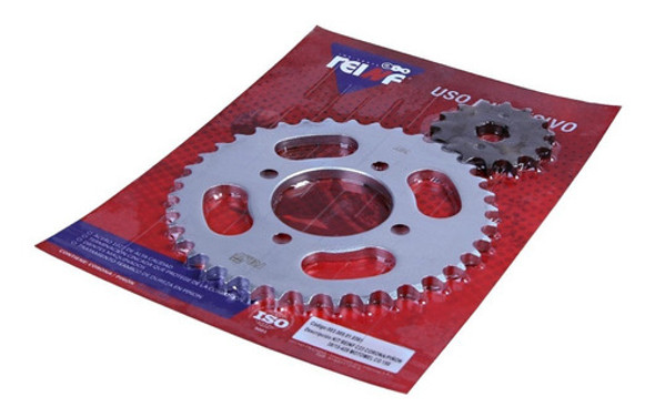Kit Corona Piñon Reinf Motomel Cg 150 S2 Reinf Acero 1023 C 1