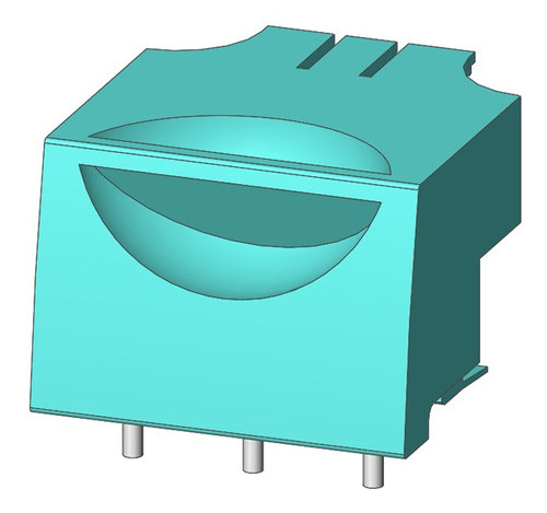 Conector Sirius 3rv1927-5a Siemens 3rv19/3rv29 Pack X4 Un. 0