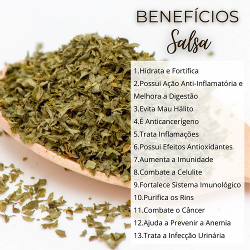 Chá Salsa Em Flocos -  50g 1