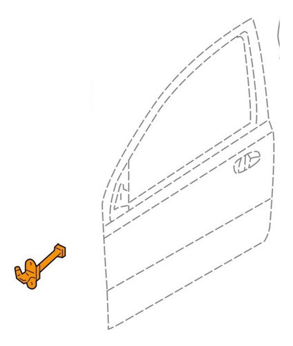 Limitador Puerta Delantera Der Aveo Chevrolet 3c 1
