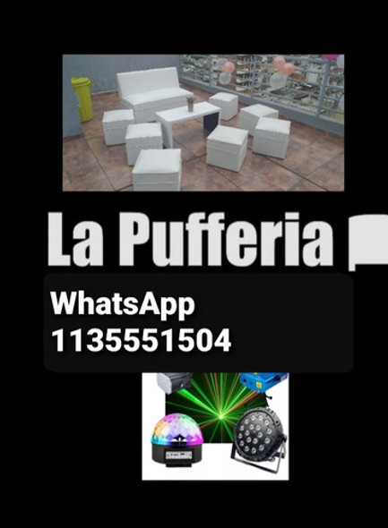 Alquiler De Livings Puff Gazebos, Luces Parlantes Metegol 0