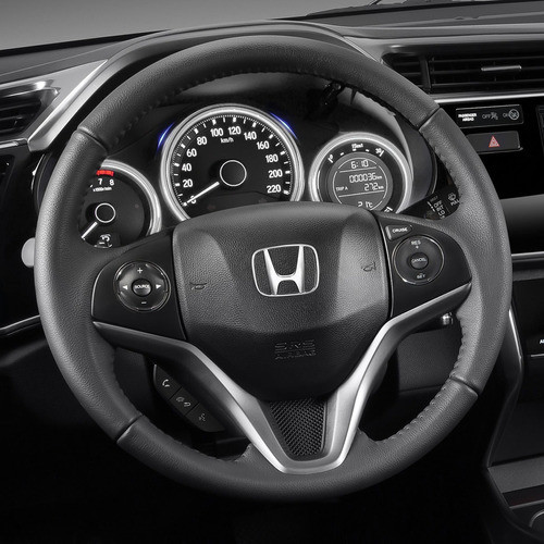 Emblema Honda Cromado Volante Original Fit 2010 1