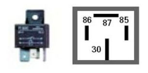 Relay Mini Reforzado. 24v. 70amp. 4 Terminales 0