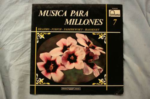 Musica Para Millones7 - Brahms, Fibich, Paderewsky, Massenet 0