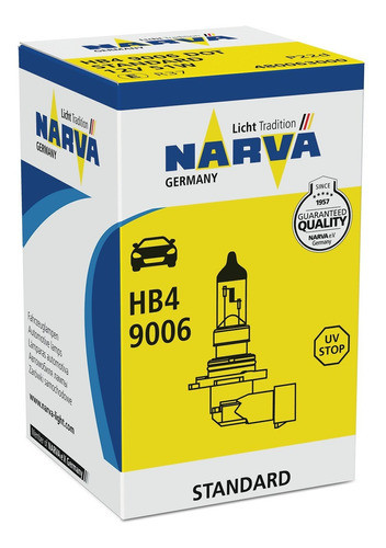 Lampara 12v 55w P22d (9006) (hb4) 1