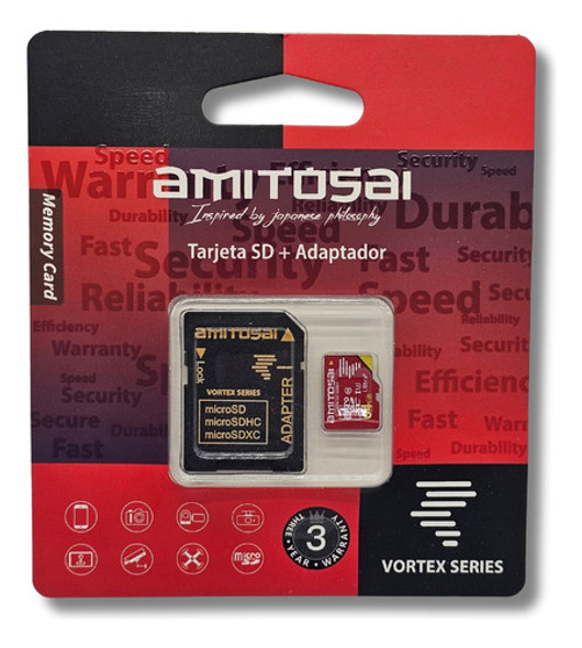 3x Memoria Sd 32gb C 10 U1 Serie Vortex Amitosai Mts-rocket 1