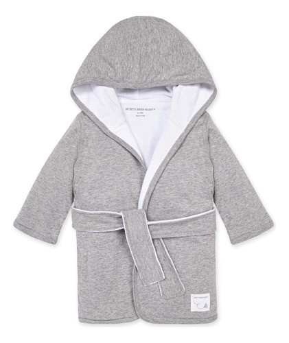 Burts Bees Baby Infant Hooded Robe 100% Algodon Organico Hea 0