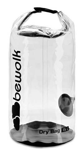 Bolso Estanco Bewolk 15 Lts Cristal Impermeable Transparente 1