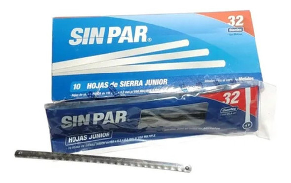Hoja De Sierra Junior Sin Par X 10 Unidades 32 Dientes 0