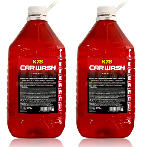 Shampoo Lava Auto X2 K78 Maximo Brillo 5 Lts Ph Neutro Autos 0