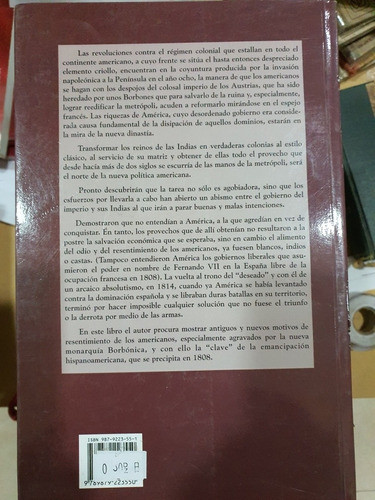 Libro:1808 La Clave De La Emancipacion Hispanoamericana 1