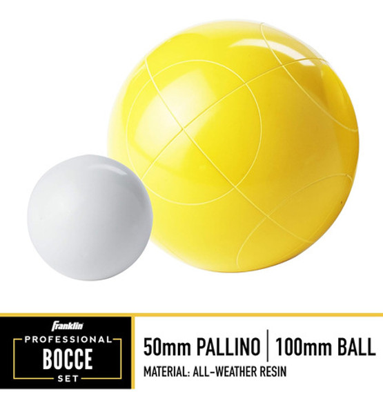 Conjunto De Bolas De Bocha Franklin Sports 8 All Weather Boc 1
