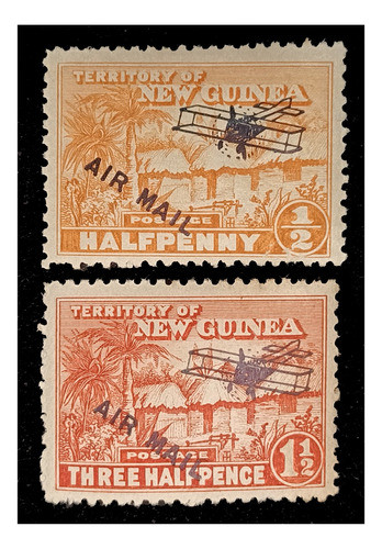 Nueva Guinea Británica Aereos 1931 Nv. C/g Yv. 1 Y 3 0