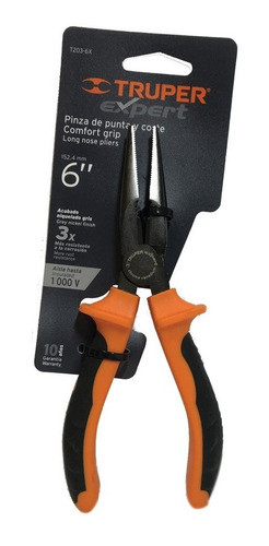Pinza Alicate Punta Fina Truper Aislac 1000v 0