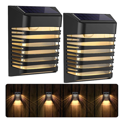 Oberster Solar Fence Lights Solar Wall Lights, 6pack Solar L 0