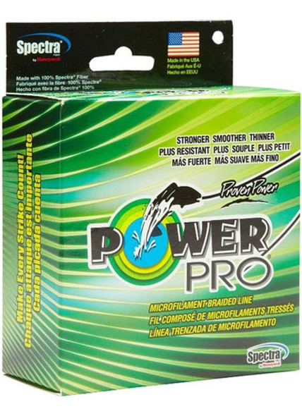 Power Pro Spectra Línea Pesca Trenzada 500yd 50lb Amarillo 0