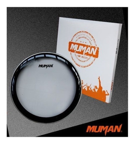 Parche Clear C/ Dumper Para Bateria 10 Pulgadas Muman Hclc 1