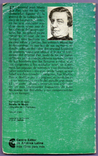 Libro Memorias De J. M. Paz 1
