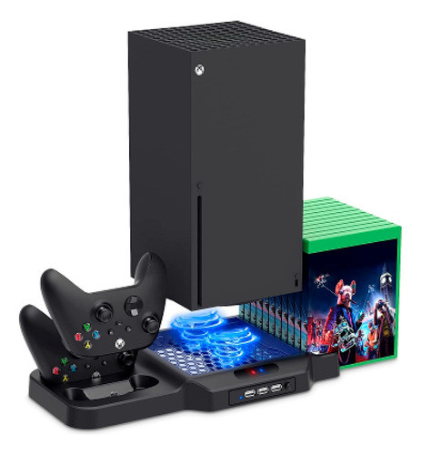 Base Stand Soporte Fan Cooler Xbox Series X / S 3 En 1 Css® 0